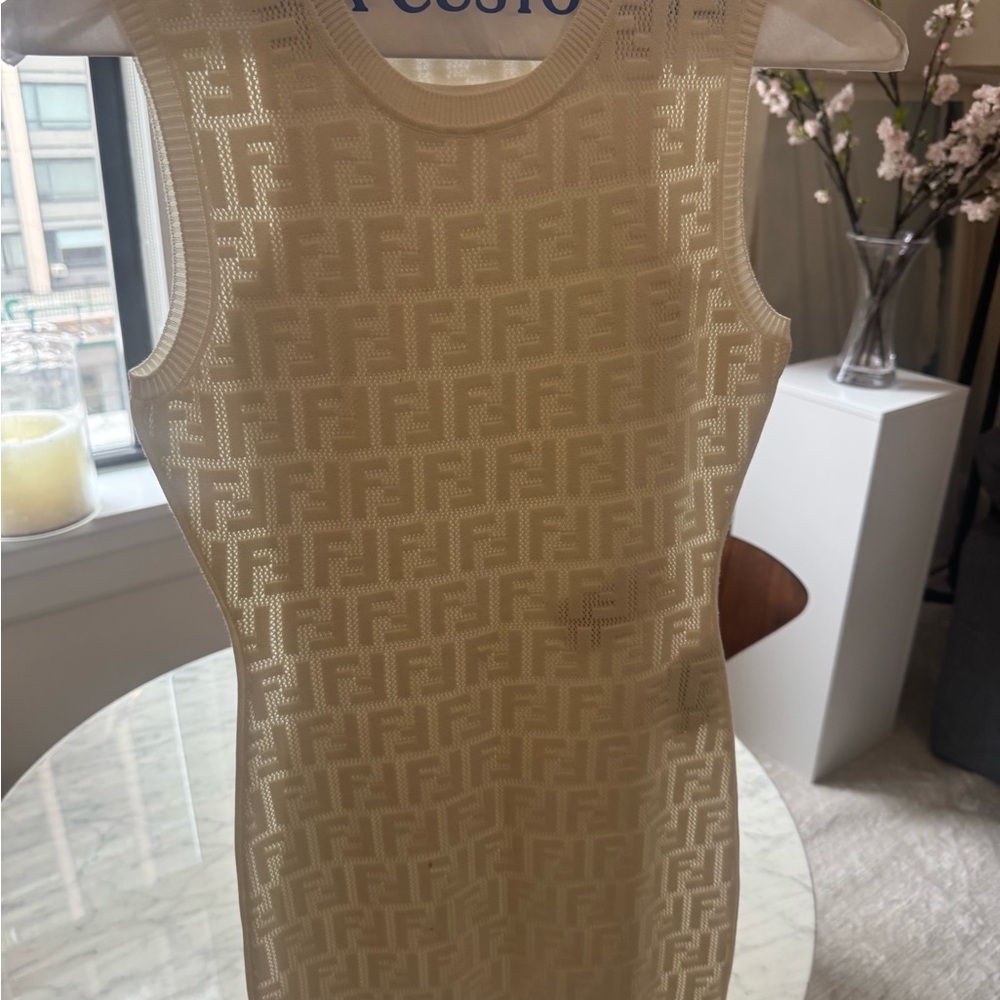 Fendi Logo Mini Dress